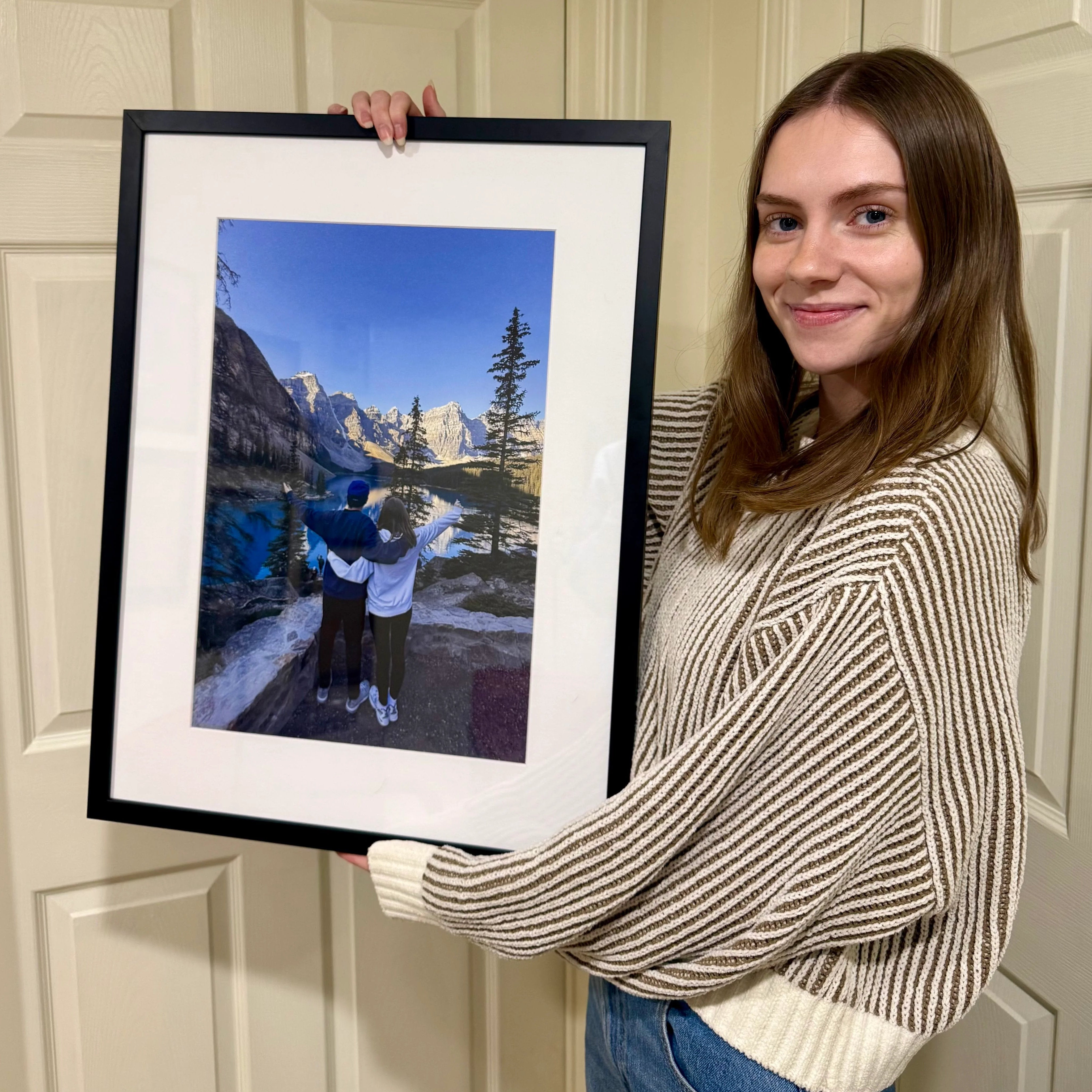 Posterjack customer with Posterjack Framed Print