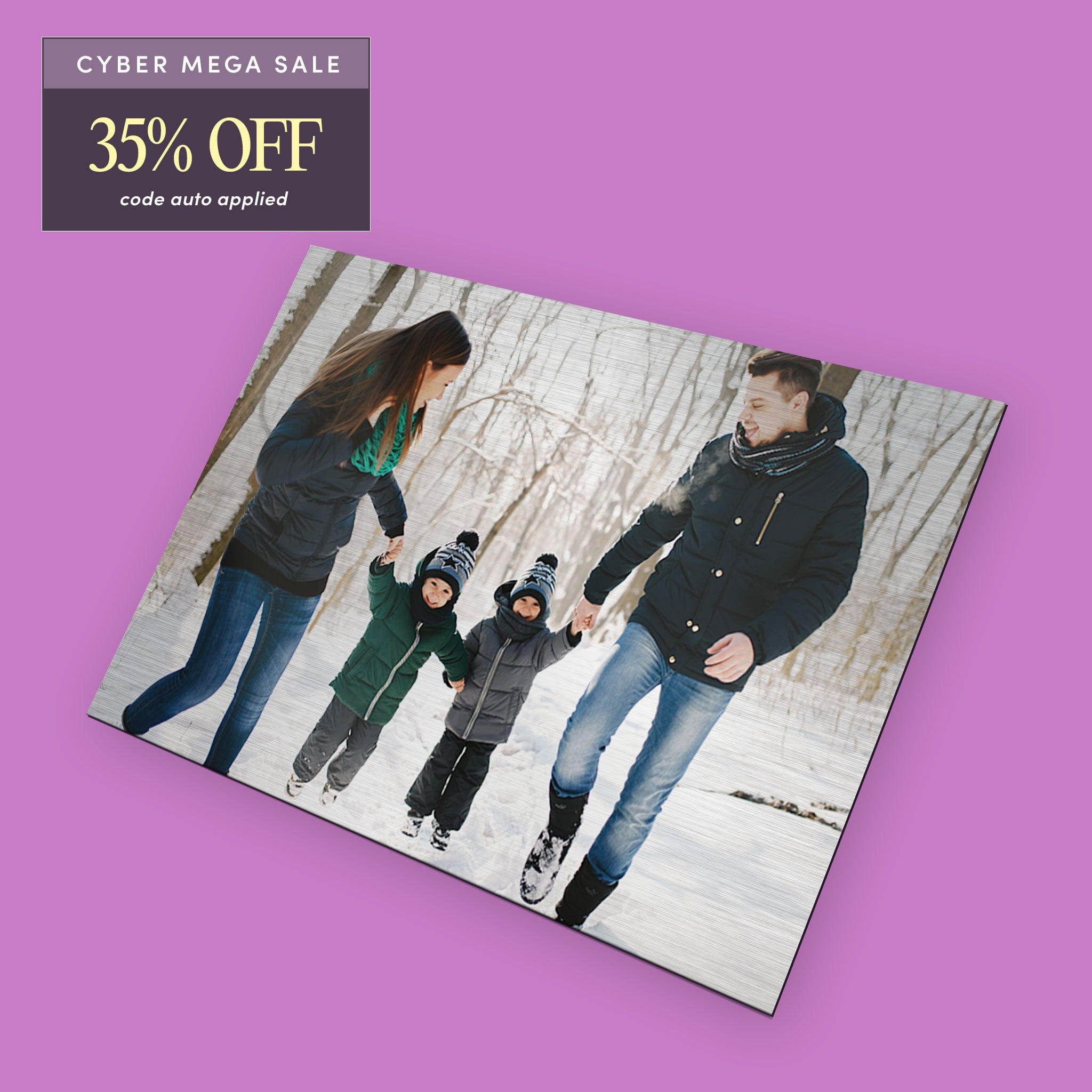 Metal Prints - Brushed Silver