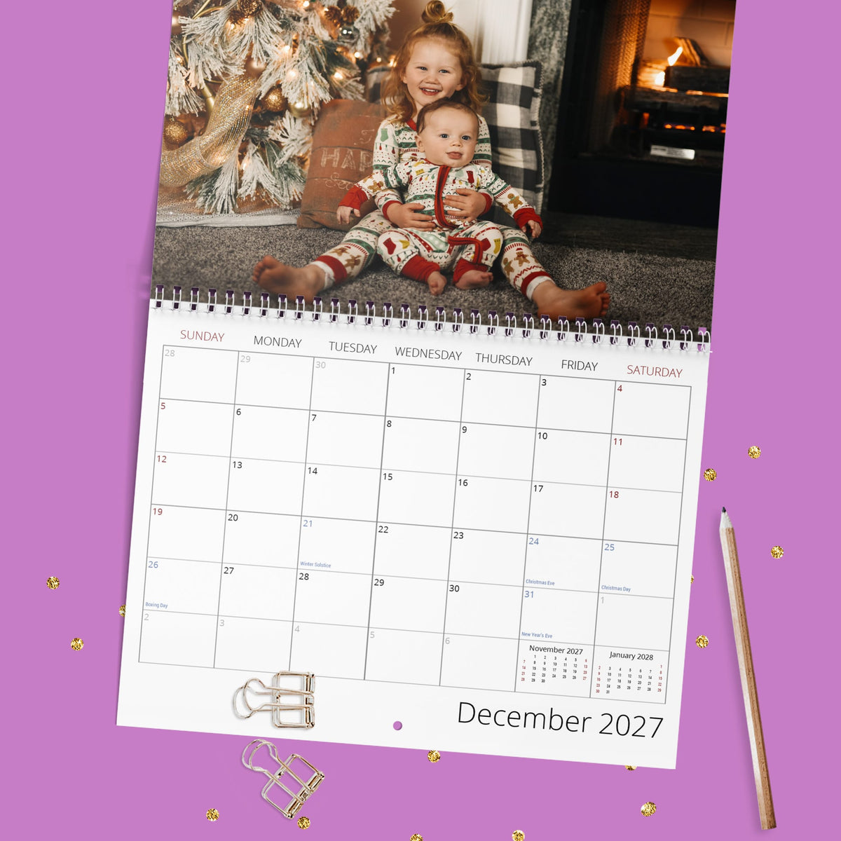 Calendrier photo personnalisé