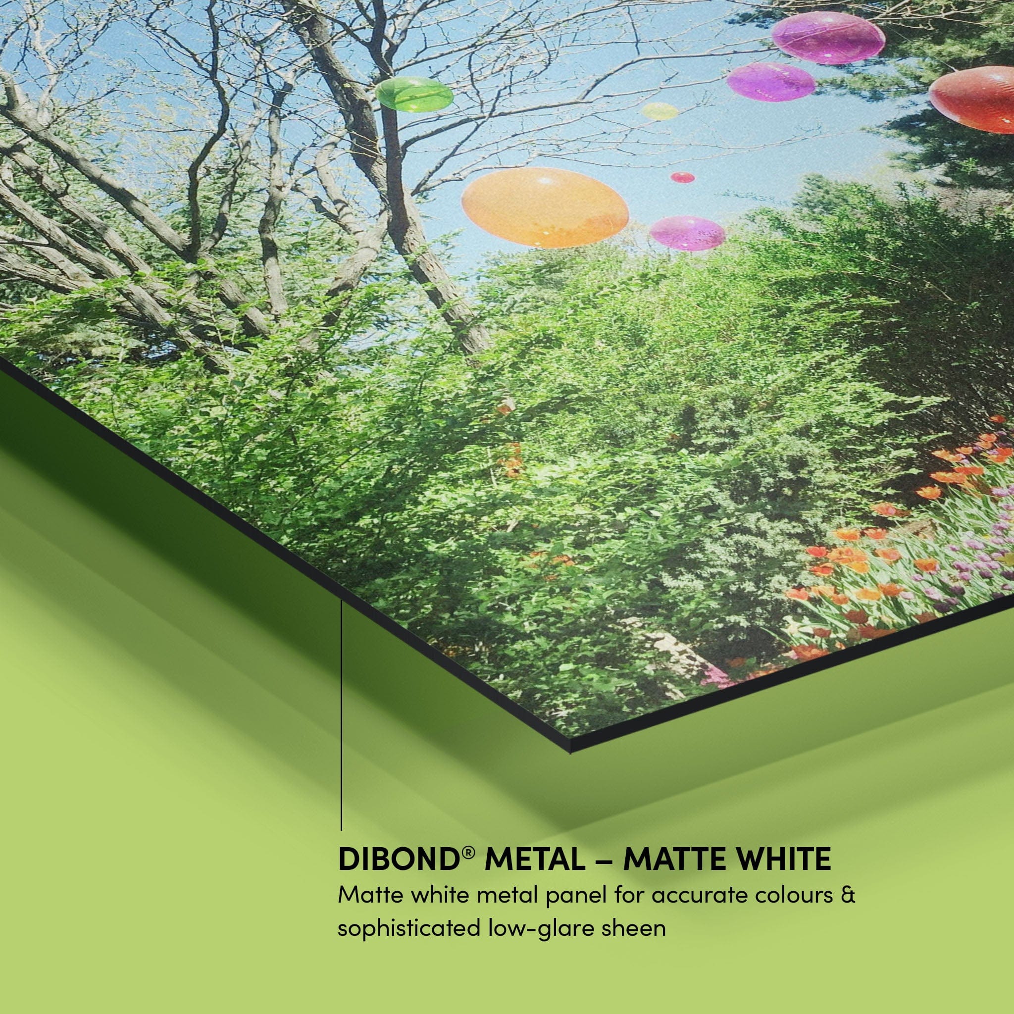 Impressions métalliques mates