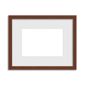 Gallery Frame // Light Walnut