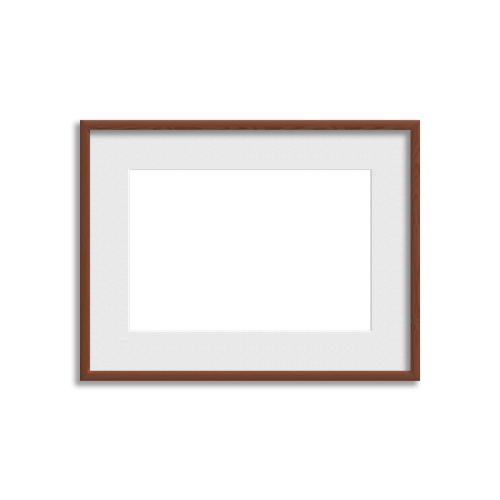 Gallery Frame // Light Walnut