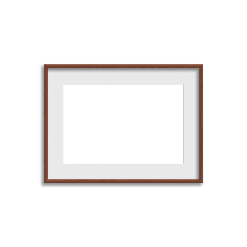 Gallery Frame // Light Walnut