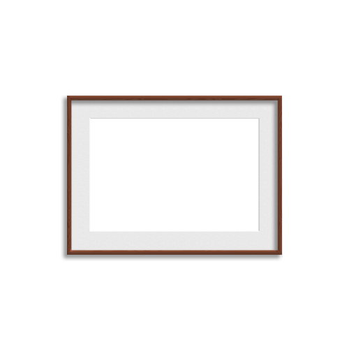 Gallery Frame // Light Walnut