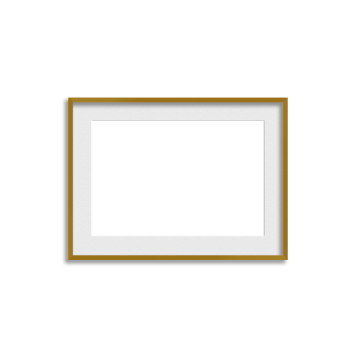 Metallic Frame // Gorgeous Gold