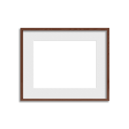 Gallery Frame // Light Walnut