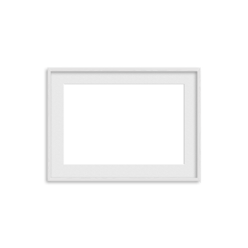 Gallery Frame // Alpine White