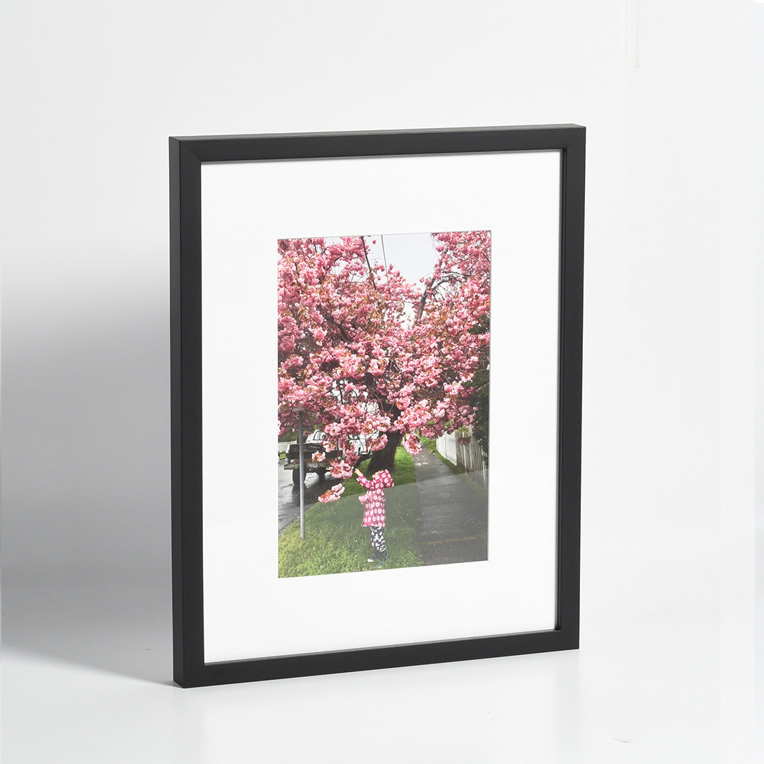 Framed Photos of Little Girl with Cherry Blossom Tree in Victoria BC Canada