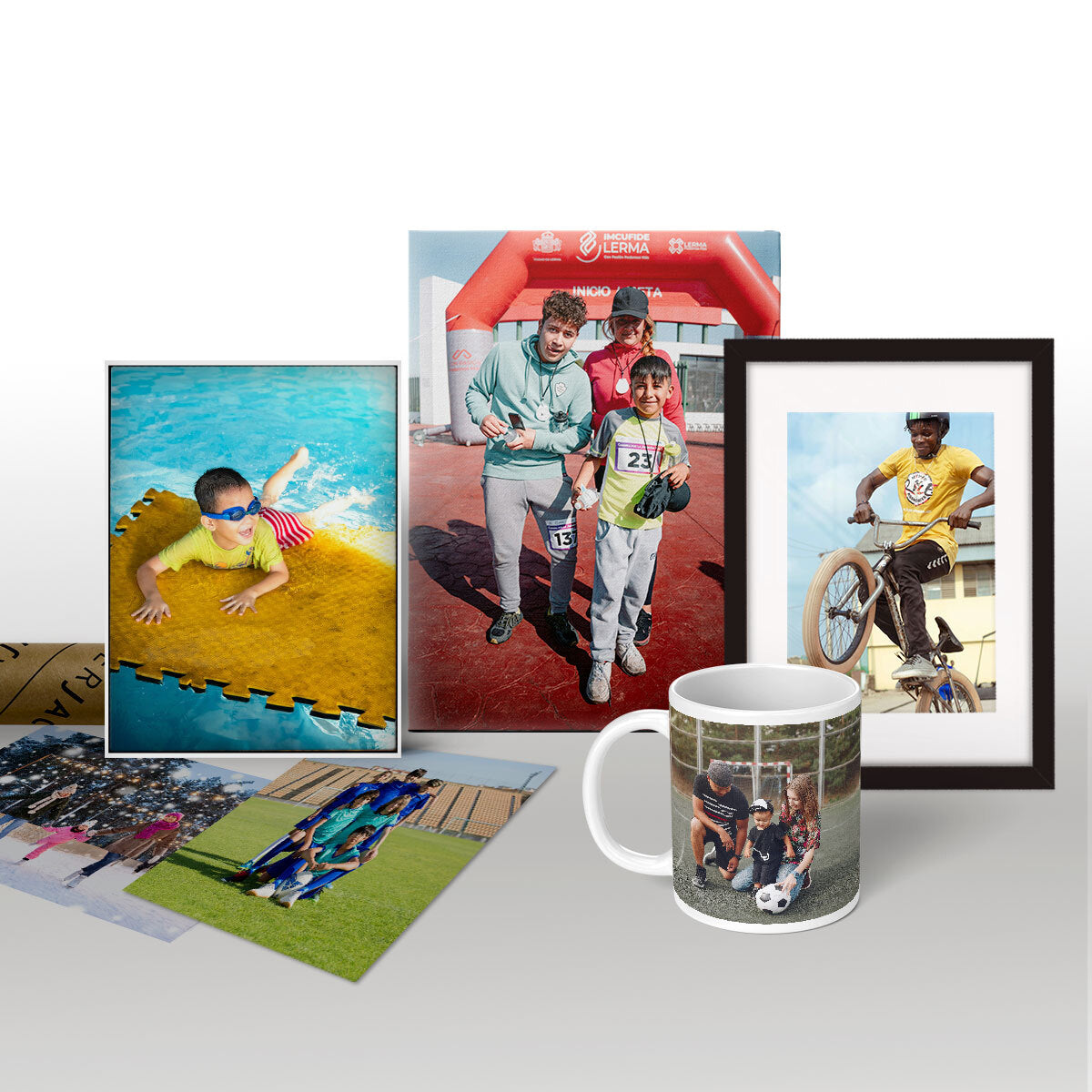 Sports Photos Printed in Different Ways