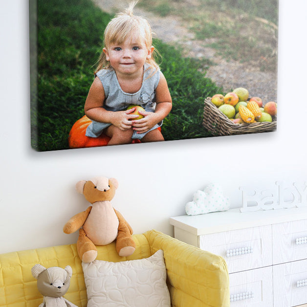 Picture Printed on Canvas and on Display in Child's Playroom