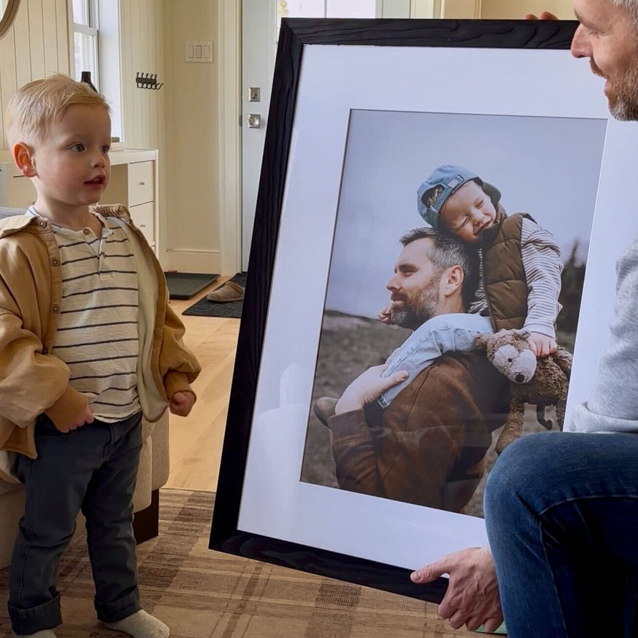 Posterjack Customers Unboxing Their 24x32 Framed Picture