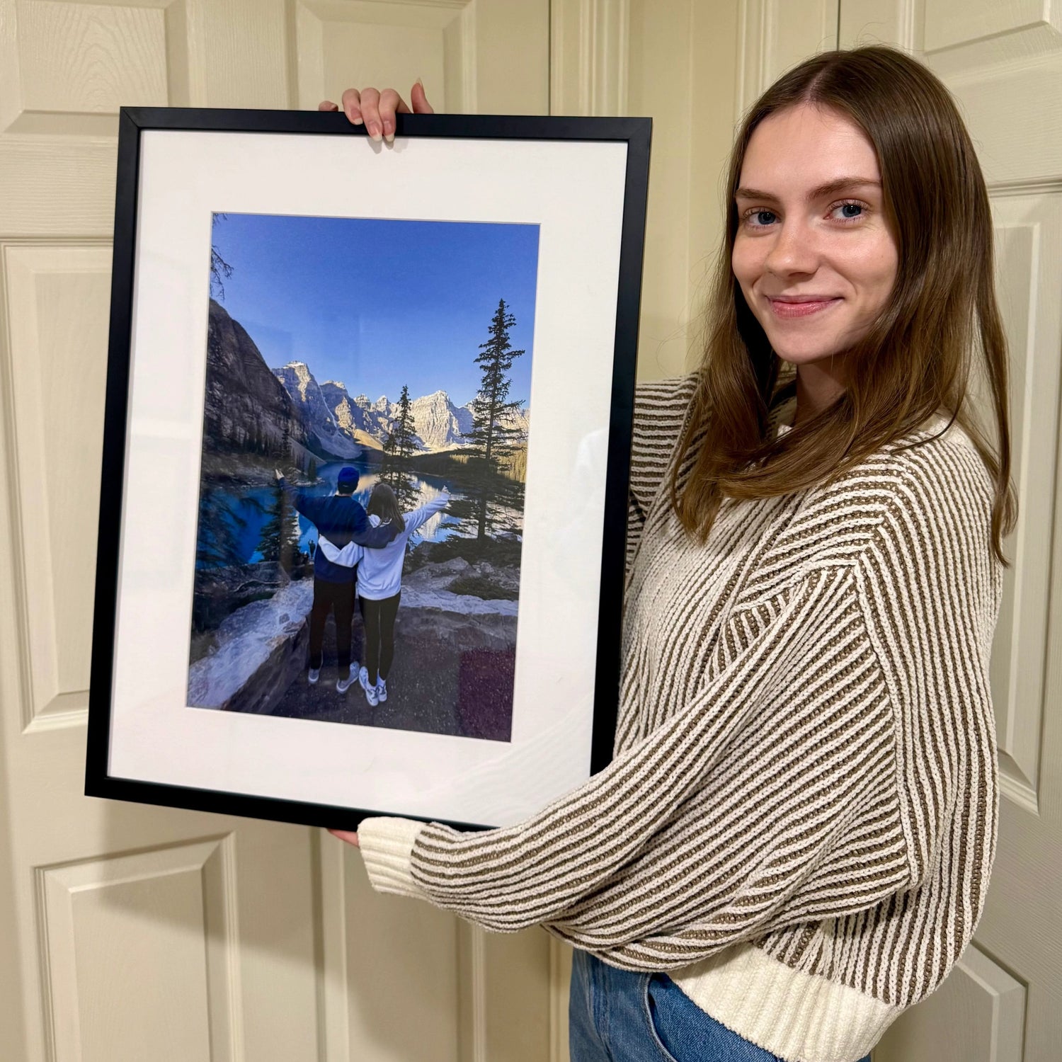 Posterjack customer with Posterjack Framed Print