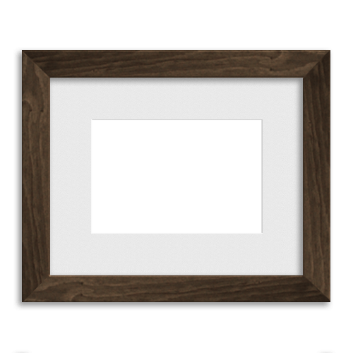 Barnwood Frame // Rustic Brown