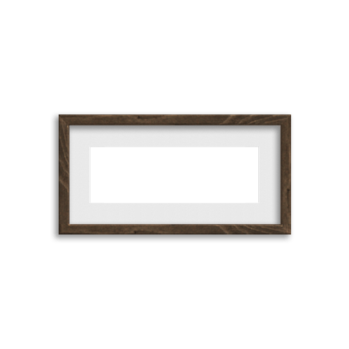 Barnwood Frame // Rustic Brown