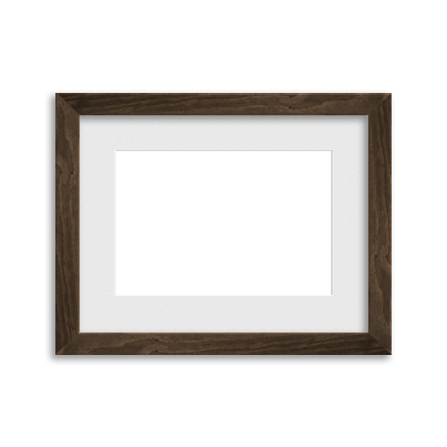 Barnwood Frame // Rustic Brown