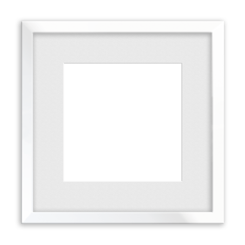 Lacquer Frame // Dazzling White